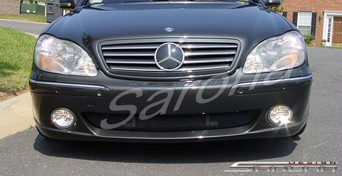 Custom Mercedes S Class Front Bumper  Sedan (2000 - 2002) - $590.00 (Part #MB-013-FB)